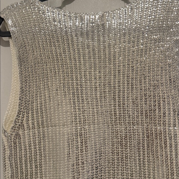 Elan Lurex Knit Sleeveless Top - Picture 9 of 12